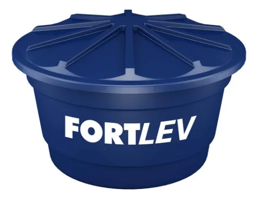 Caixa d’Água Fortlev 250L Azul Polietileno Vertical