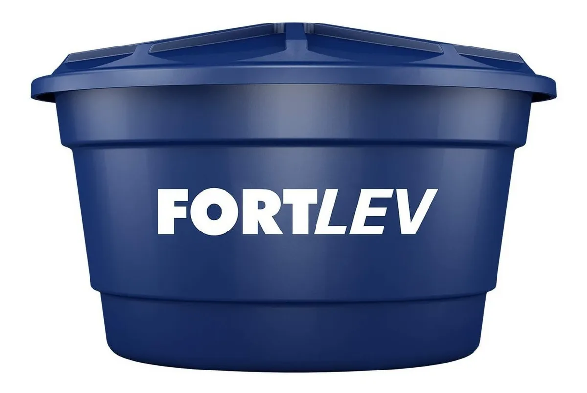 Caixa d’Água Fortlev 2000L Azul Polietileno Vertical Ø1,89m